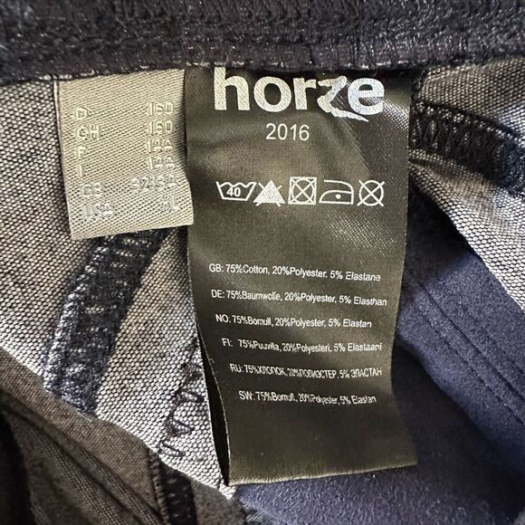 Horze Junior Active Full Seat Summer Tights Riding Breeches Size XL - Picture 2 of 11